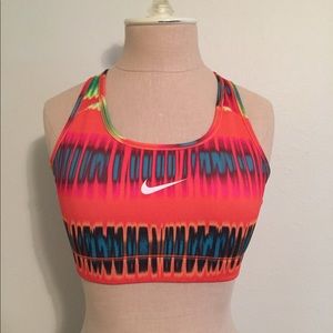 Multi-Color Tie Dye Nike Sports Bra